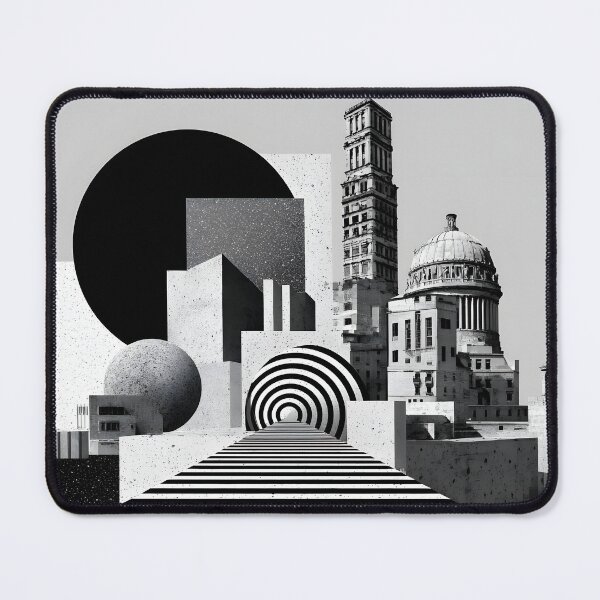 Item preview, Bauhaus Inspired Black White Wall Art – Modernist Home Styling designed and sold by AutoPopStudio.