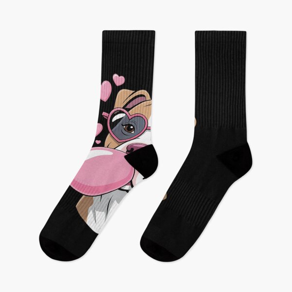 Item preview, Pitbull Wearing Pink Glasses And Blowing Pink Bubble Gum designed and sold by Idarmotar.