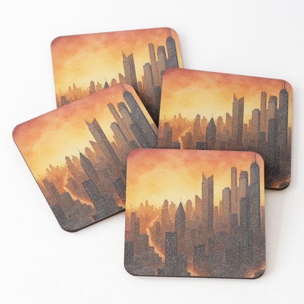 Item preview, Futuristic Urban Painting designed and sold by blewwaffle.