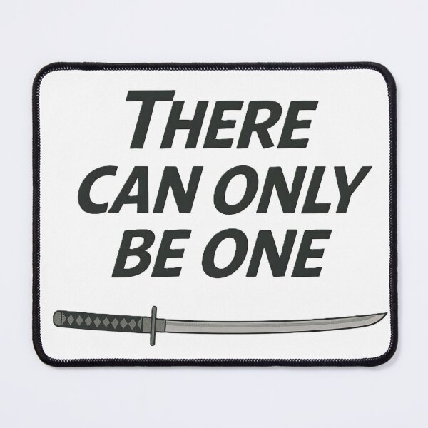 Item preview, Highlander Movie Artwork: There Can Only Be One designed and sold by PinUpPizzazz.