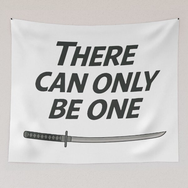 Item preview, Highlander Movie Artwork: There Can Only Be One designed and sold by PinUpPizzazz.