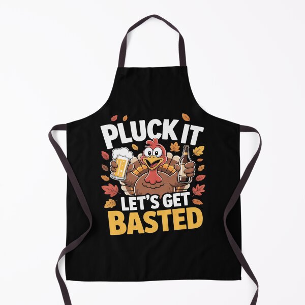 Item preview, Pluck It Let’s Get Basted Funny Turkey Thanksgiving Beer designed and sold by Idarmotar.