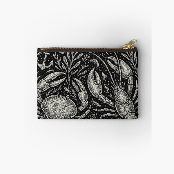 Item preview, Crab Lobster Anchor Seaweed Doodle Art designed and sold by EdvvinStudios.