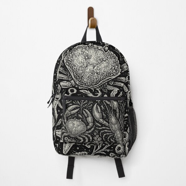 Item preview, Crab Lobster Anchor Seaweed Doodle Art designed and sold by EdvvinStudios.