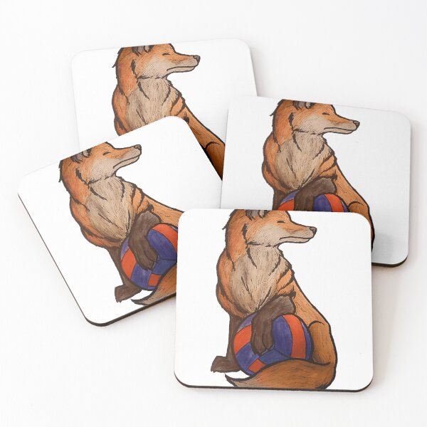 Item preview,  Fox With Netball designed and sold by Emmanueuhlman.