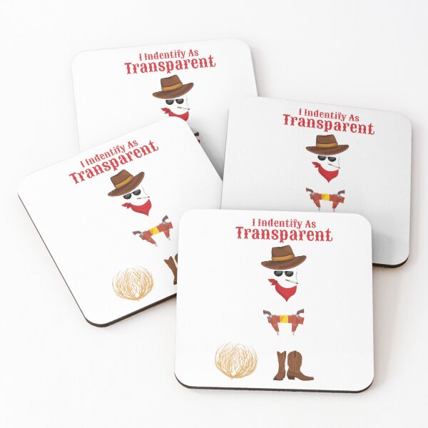 Item preview, Funny Halloween Ghost Cowboy I Identify As Transparent designed and sold by PaigeGutmann.