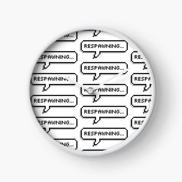 Item preview, Respawning... Pixel speech bubble designed and sold by BashPIXIE.