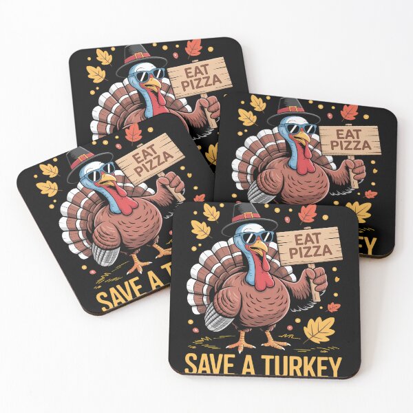 Item preview, Funny Save A Turkey Eat Pizza Autumn Thanksgiving designed and sold by tabdejinti.