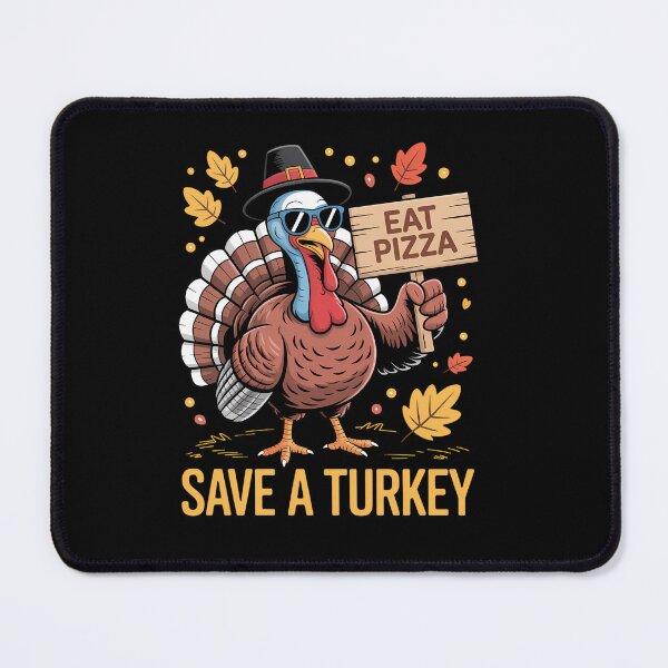 Item preview, Funny Save A Turkey Eat Pizza Autumn Thanksgiving designed and sold by tabdejinti.