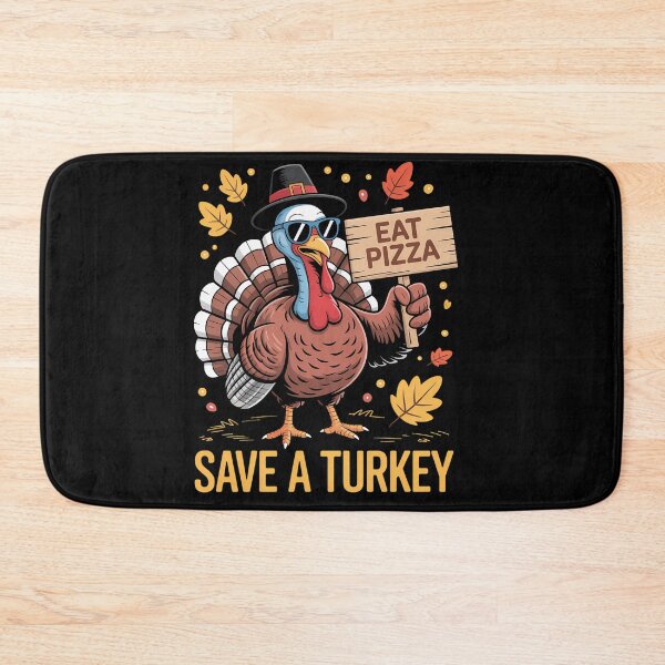 Item preview, Funny Save A Turkey Eat Pizza Autumn Thanksgiving designed and sold by tabdejinti.