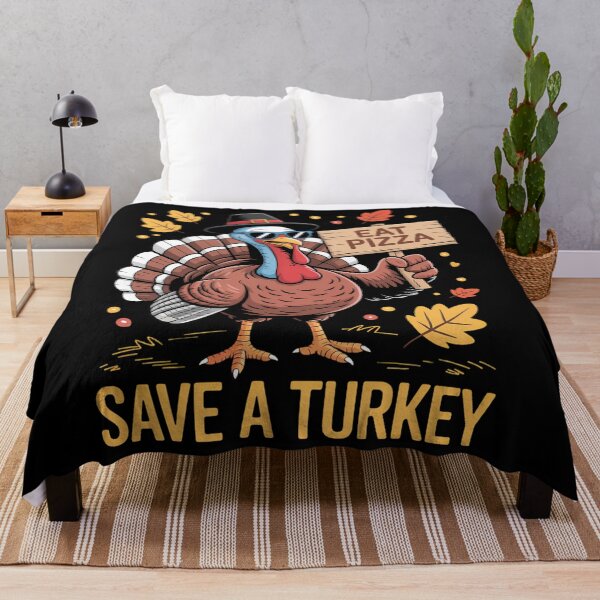 Item preview, Funny Save A Turkey Eat Pizza Autumn Thanksgiving designed and sold by tabdejinti.