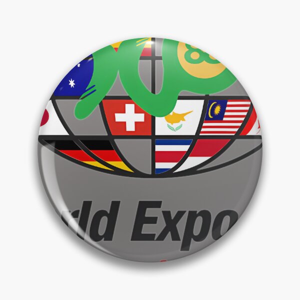 Item preview, EXPO-88-LOGO-WITH-FLAGS-CLASSIC-T-SHIRT designed and sold by AlfredOdermatt.