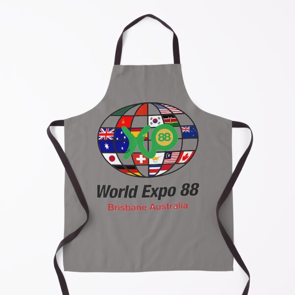Item preview, EXPO-88-LOGO-WITH-FLAGS-CLASSIC-T-SHIRT designed and sold by AlfredOdermatt.