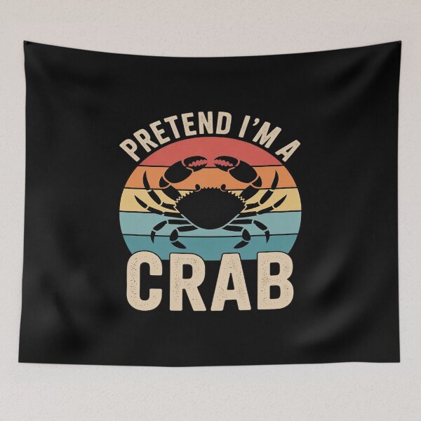 Item preview, Pretend I'm a Crab Vintage Halloween Crabs Lover designed and sold by Idarmotar.
