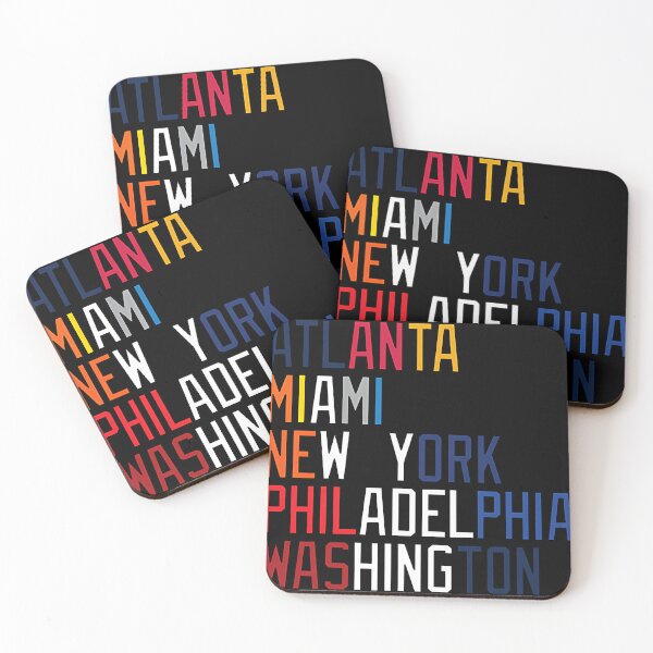 Item preview,  Nl East Team Colors And Locations designed and sold by Erickoraneig.