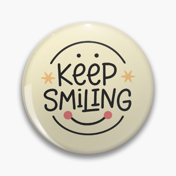 Item preview, Cute Keep Smiling Friendly Icon designed and sold by Cookiezoo.