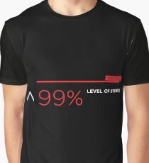 99% stress white Graphic T-Shirt