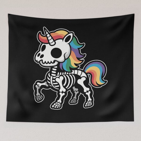 Item preview, Funny Skeleton Unicorn Lovers Spooky Halloween designed and sold by tabdejinti.
