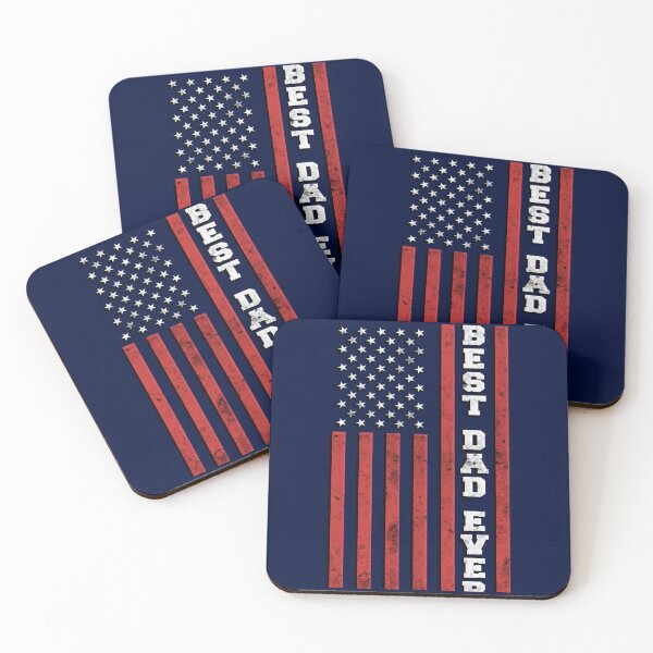 Item preview, Best Dad Ever productAmerican FlagGift Ideas for Fathers design designed and sold by dariuselmer.