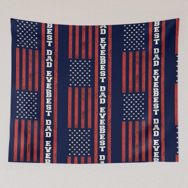 Item preview, Best Dad Ever productAmerican FlagGift Ideas for Fathers design designed and sold by dariuselmer.