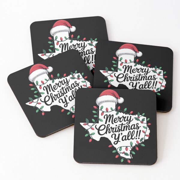 Item preview, Funny Southern Humor Merry Christmas Y'All Texas Map Santa designed and sold by tabdejinti.