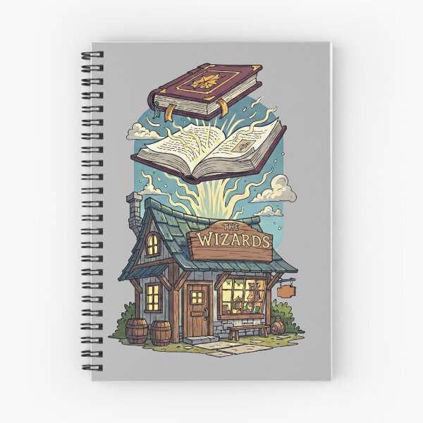 Item preview, Magic and Wizardry Shop | Vintage Spell Bookstore designed and sold by ZuriRetroPrints.
