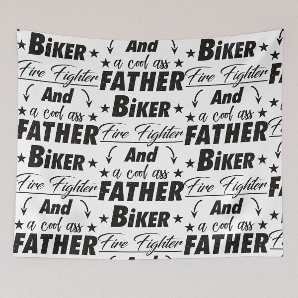 Item preview, Biker Fire Fighter Father Active  designed and sold by dariuselmer.