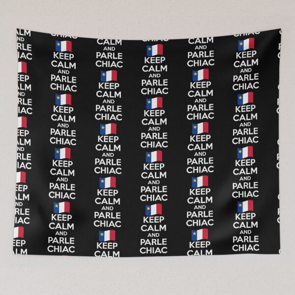 Item preview, Acadian Pride Keep Calm and Parle Chiac Acadian French Dialect Pride designed and sold by TheTrendsDesk.