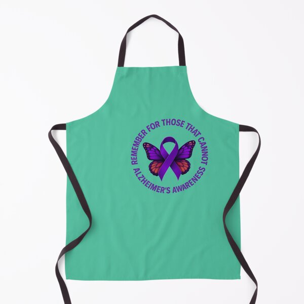 Item preview, Remember For Those That Cannot – Alzheimer’s Awareness Purple Ribbon Butterfly Design designed and sold by LunaSpellStudio.