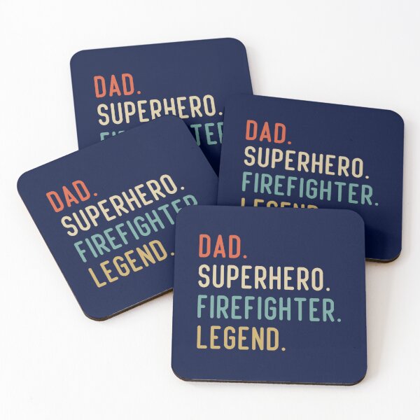 Item preview, Dad Superhero Firefighter Legend designed and sold by dariuselmer.