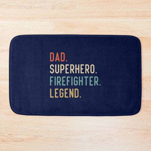 Item preview, Dad Superhero Firefighter Legend designed and sold by dariuselmer.
