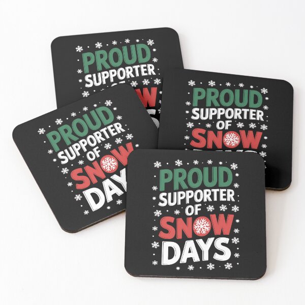 Item preview, Funny Teacher Merry Christmas Proud Supporter Of Snow Days designed and sold by tabdejinti.