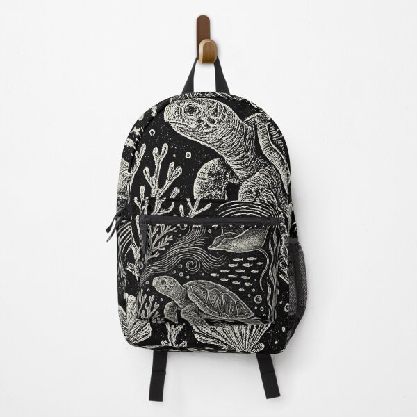 Item preview, Sea Turtle Stingray Ocean Reef Doodle designed and sold by EdvvinStudios.