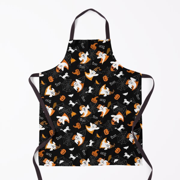 Item preview, Halloween Pumpkins, Ghosts, and Bats Pattern - Spooky Scarf Design designed and sold by FestivityFinds.