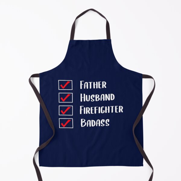 Item preview, Father Husband Firefighter Badass checklist Funny Firefighter Gift designed and sold by dariuselmer.