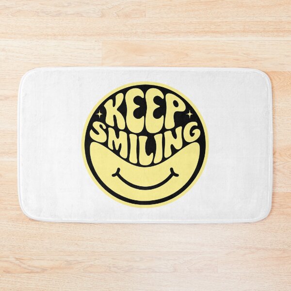 Item preview, Retro Keep Smiling Happy Face Design designed and sold by Cookiezoo.