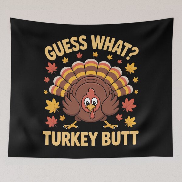 Item preview, Funny Thanksgiving Guess What Turkey Butt Costume designed and sold by ticlitule.