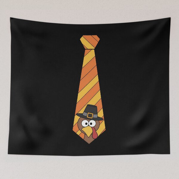 Item preview, Funny thanksgiving tie with turkey for family dinner designed and sold by ticlitule.