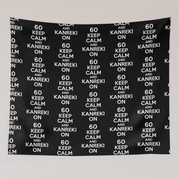 Item preview, Kanreki 60th Birthday 60 Keep Calm and Kanreki On Funny Japanese 60th Birthday designed and sold by TheTrendsDesk.