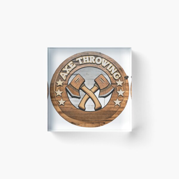 Item preview, Axe Throwing Logo Style designed and sold by Vincentertzmann.