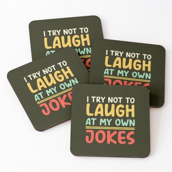 Item preview, Try Not To Laugh At My Own Jokes designed and sold by MagiCatsophia.
