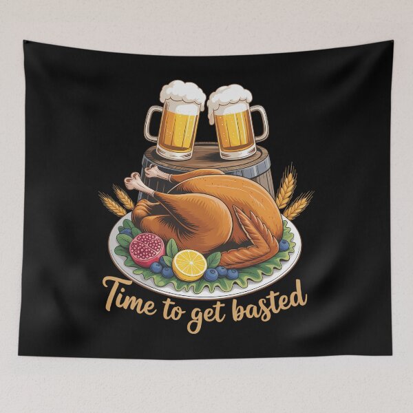 Item preview, Funny Thanksgiving Turkey Flossing Shirt Time To Get Basted designed and sold by ticlitule.