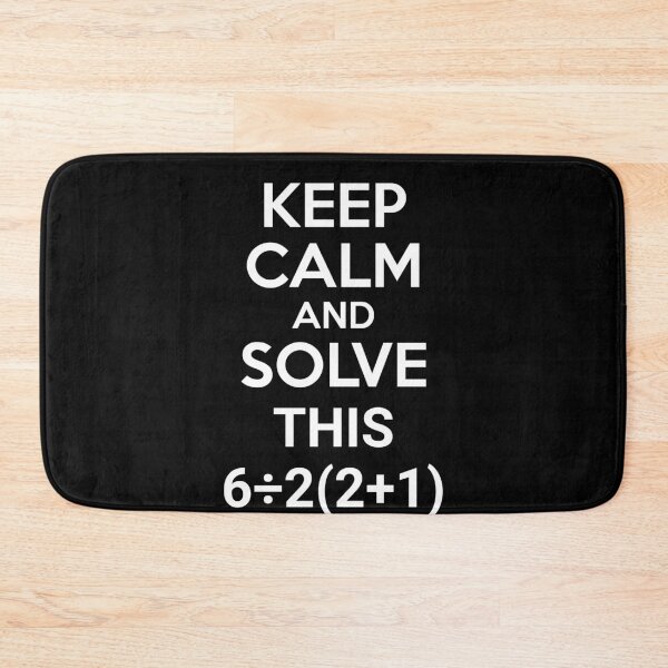 Item preview, Funny Equation Teacher Student Design Old math vs new math Math Keep Calm and Solve This designed and sold by TheTrendsDesk.