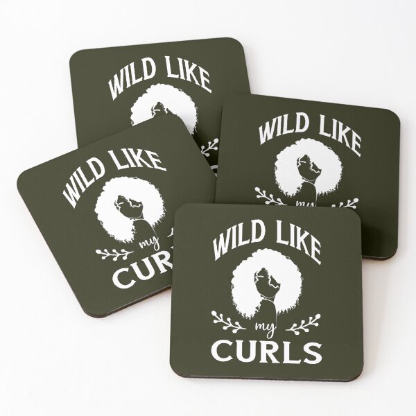 Item preview, Wild Like My Curls, Curls lovers gift  designed and sold by MagiCatsophia.
