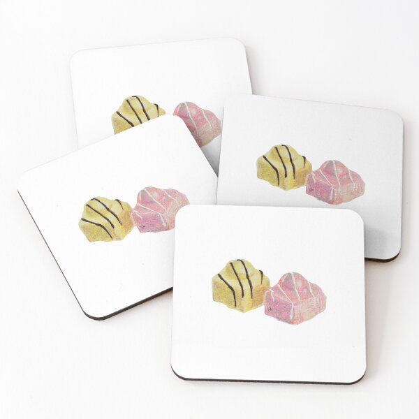 Item preview, French Fancies Cakes Drawing designed and sold by emilyrosealcockart.