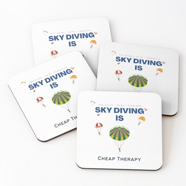 Item preview, Sky diving is cheap therapy designed and sold by Shilohsimage.
