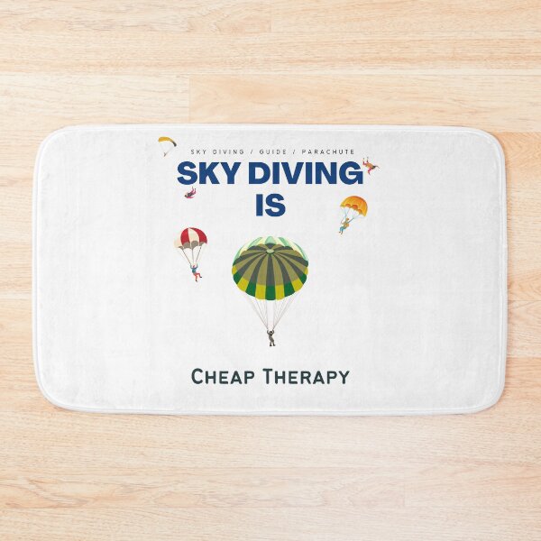 Item preview, Sky diving is cheap therapy designed and sold by Shilohsimage.