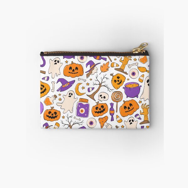 Item preview, Fun Halloween Pumpkins, Ghosts, and Witches Pattern - Cozy Throw Blanket Design designed and sold by FestivityFinds.