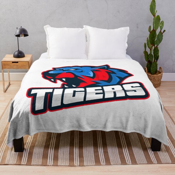 Item preview, Tigers Blue Red Sports Team Art Logo designed and sold by Vincentertzmann.