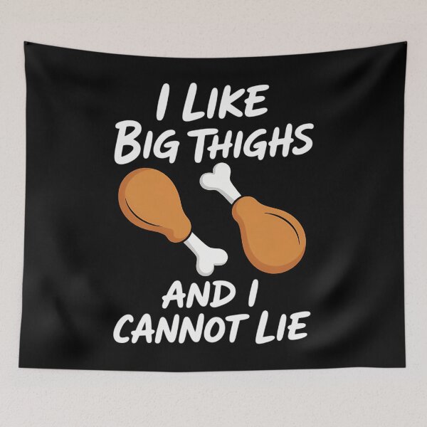 Item preview, funny turkey day pun i like big thighs thanksgiving dinner designed and sold by ticlitule.